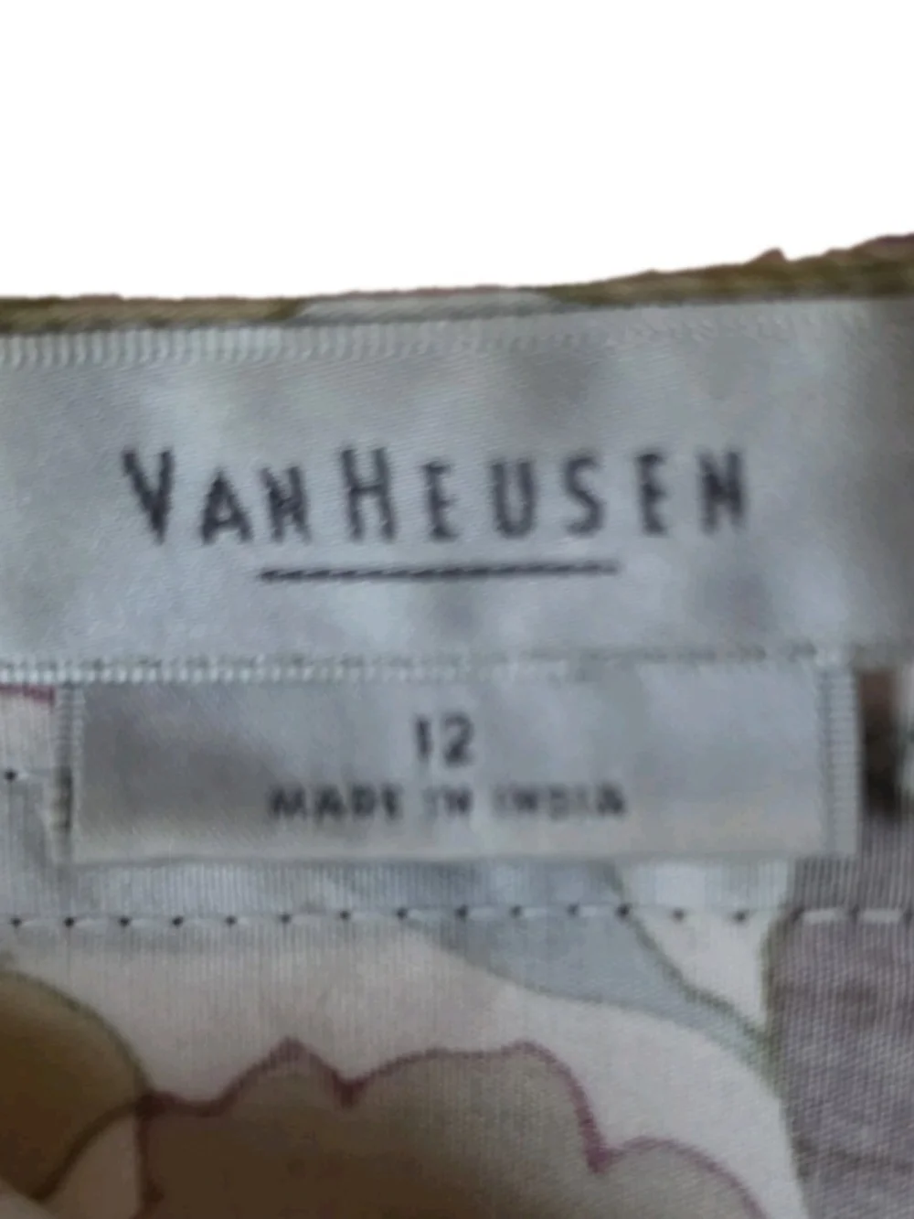 Van Heusen Women's Multicolor Floral  Knee Length Skirt Size 12